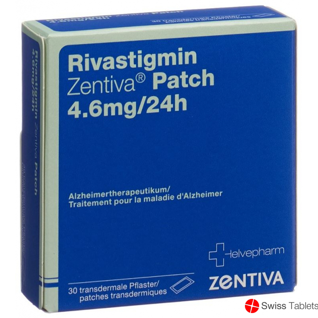 Rivastigmin Zentiva Patch 4.6 Mg/24h 30 Stück buy online