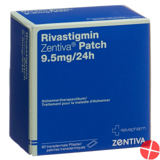 Rivastigmin Zentiva Patch 9.5 Mg/24h 60 Stück