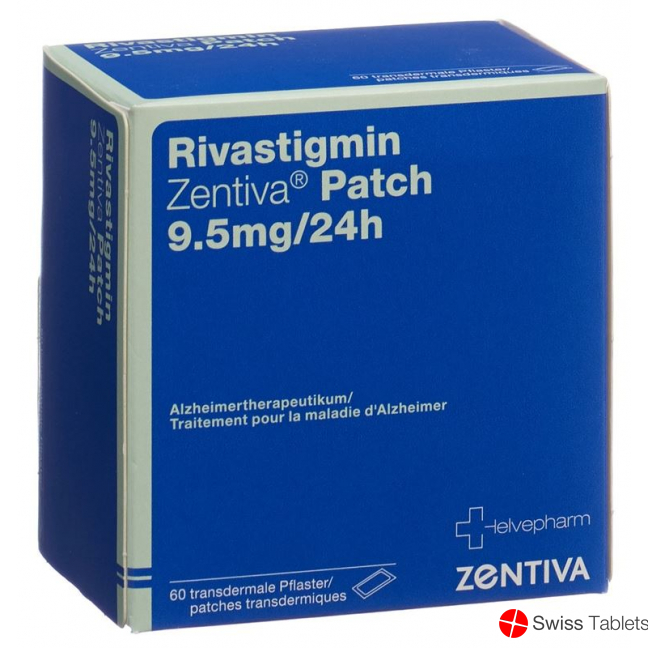 Rivastigmin Zentiva Patch 9.5 Mg/24h 60 Stück buy online
