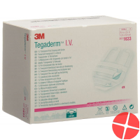 3M Tegaderm Iv für Katheter 7x8.5cm 100 Stück