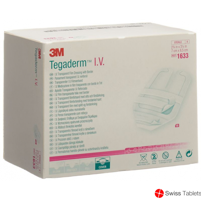 3M Tegaderm Iv für Katheter 7x8.5cm 100 Stück buy online