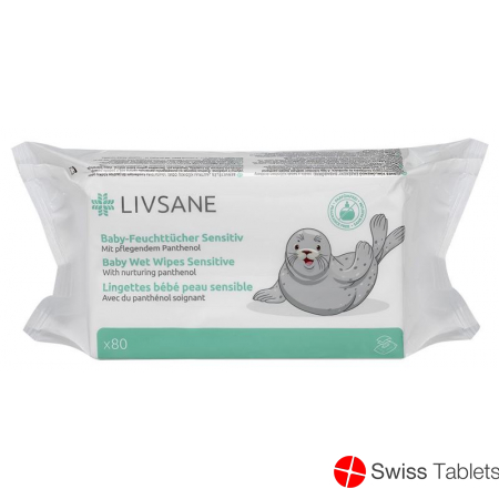 Livsane Baby-feuchttücher Sensitiv 80 Stück buy online