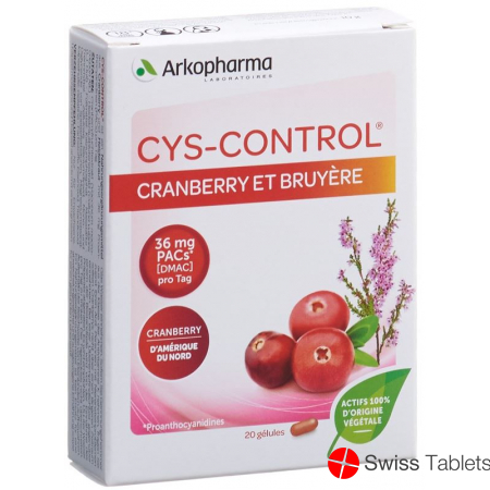 Cys-control Cranberry und Heidekraut Kapseln 20 Stück buy online