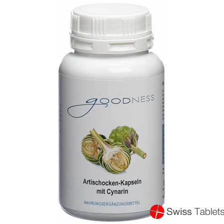Goodness Artischocken Kapseln 500mg Cynarin 120 Stück buy online