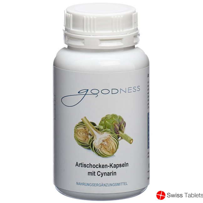 Goodness Artischocken Kapseln 500mg Cynarin 120 Stück buy online