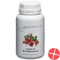 Goodness Bio-Hagebuttenpulver Kapseln 600mg 150 Stück Goodness Bio-Hagebuttenpulver Kapseln 600mg 150 Stück