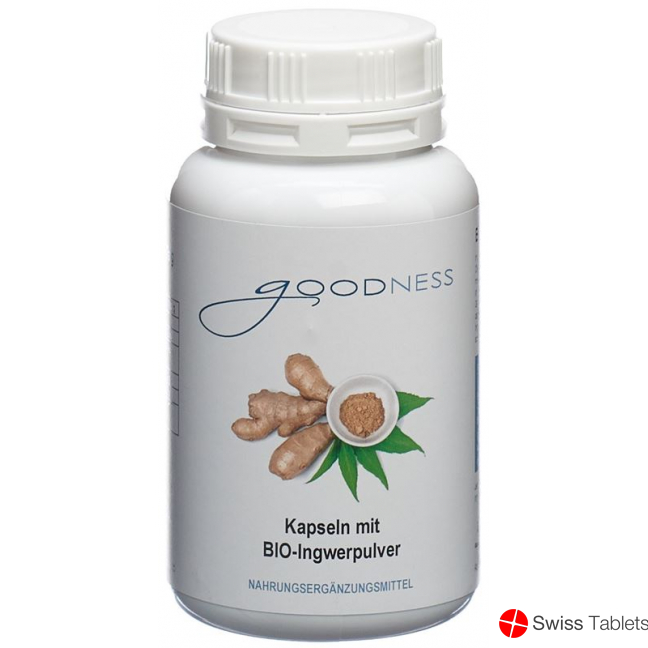 Goodness Bio-Ingwerpulver Kapseln 400mg Dose 90 Stück buy online