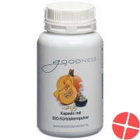 Goodness Bio-Kürbiskernpulver Kapseln 600mg 150 Stück Goodness Bio-Kürbiskernpulver Kapseln 600mg 150 Stück