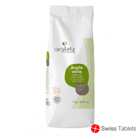 Argiletz Heilerde Grün Grob Zerkleinert 1kg buy online