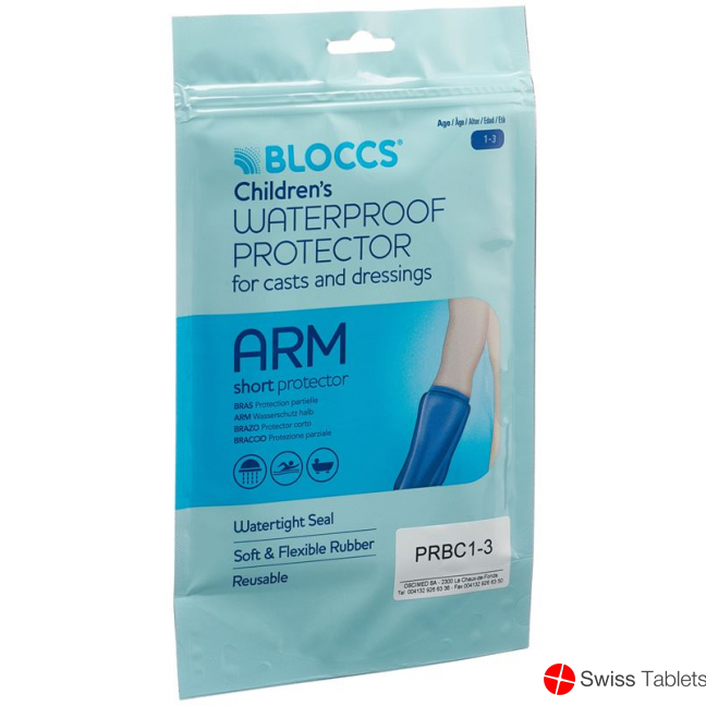 Bloccs bath shower water protection arm 12-20/33cm child buy online
