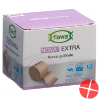 Flawa Nova Extra short stretch bandage 4cmx5m tan Flawa Nova Extra short stretch bandage 4cmx5m tan
