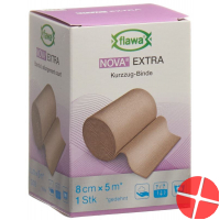 Flawa Nova Extra Short-Stretch Bandage 8cmx5m Skin-Coloured