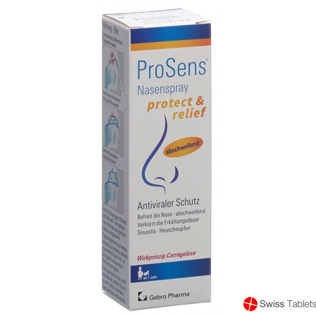 Prosens Decongestant nasal spray 20ml buy online