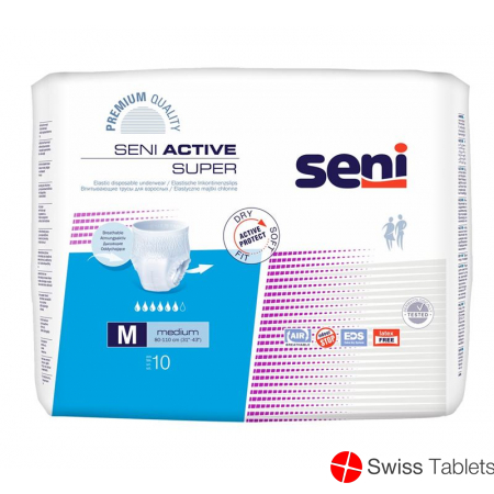 Seni Active Super Elastische Pants M 10 Stück buy online