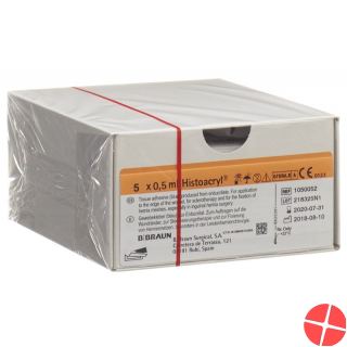 Histoacryl Blau Lösung 5 Ampullen 0.5g