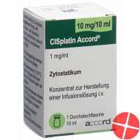 Cisplatin Accord 10mg/10ml Durchstechflasche 10ml
