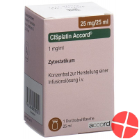 Cisplatin Accord 25mg/25ml Durchstechflasche 25ml