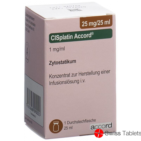 Cisplatin Accord 25mg/25ml Durchstechflasche 25ml buy online