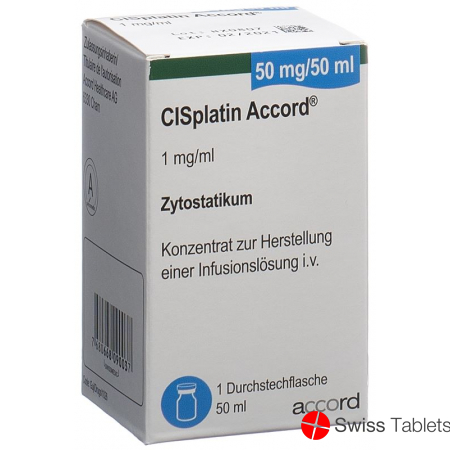 Cisplatin Accord 50mg/50ml Durchstechflasche 50ml buy online