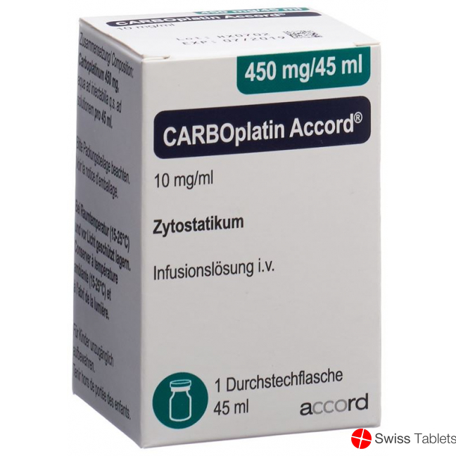 Carboplatin Accord 450mg/45ml Durchstechflasche 45ml buy online