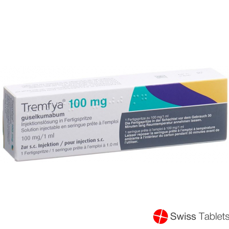 Tremfya Injektionslösung 100mg/ml Fertigspritze 1ml buy online