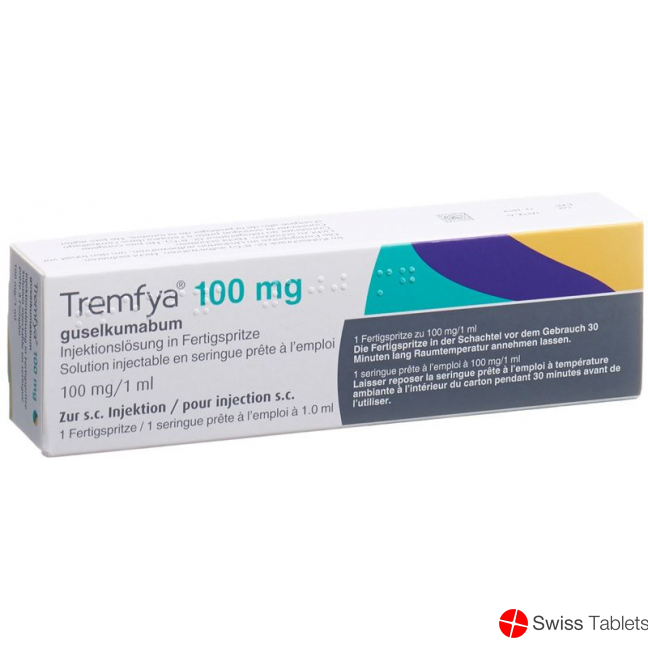 Tremfya Injektionslösung 100mg/ml Fertigspritze 1ml buy online