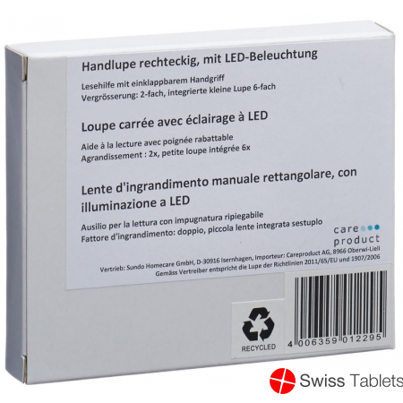 Sundo handheld magnifier with LED lighting Rectangular buy online