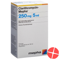 Clarithromycin Mepha Suspension 250mg/5ml Flasche 100ml
