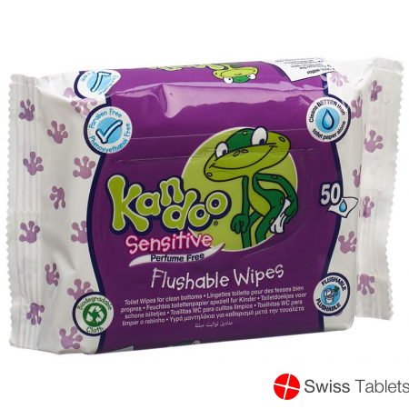 Kandoo Feuchttücher Sensitive (neu) 50 Stück buy online