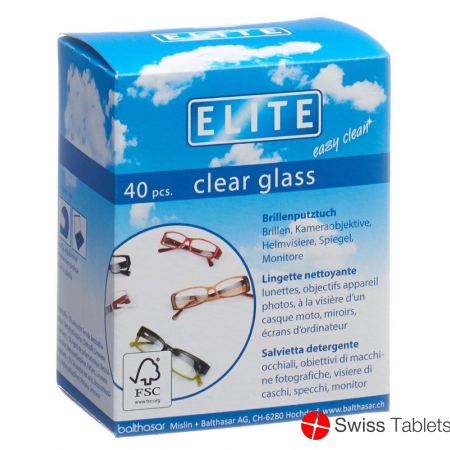 Elite Brillenputztüchlein 40 Stück buy online