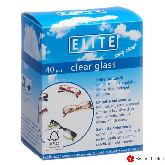 Elite Brillenputztüchlein 40 Stück buy online