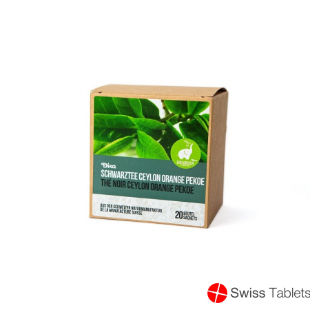 Dixa Schwarzt Bio Ceylon Ora Pek Py Beutel Box 20 Stück buy online