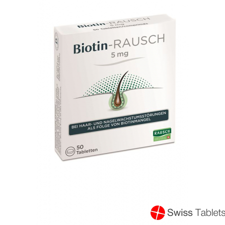 Biotin Rausch Tabletten 5mg 50 Stück buy online