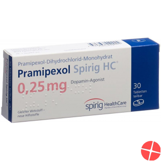 Pramipexol Spirig HC Tabletten 0.25mg (neu) 30 Stück