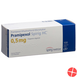 Pramipexole Spirig HC tablets 0.5 mg 100 pcs