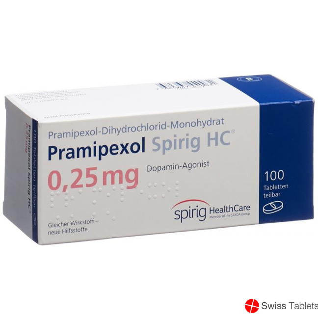 Pramipexol Spirig HC Tabletten 0.25mg (neu) 100 Stück buy online