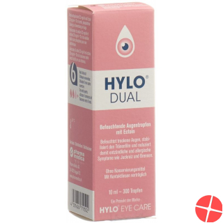 Hylo-Dual Eye drops bottle 10ml