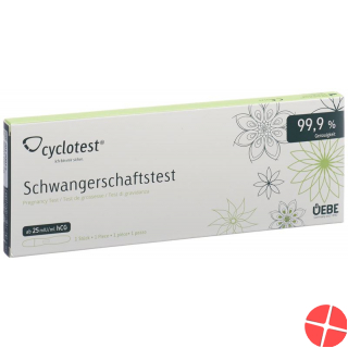 Cyclotest pregnancy test