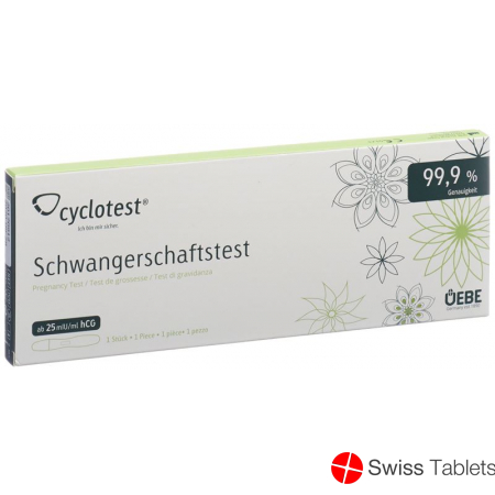 Cyclotest pregnancy test