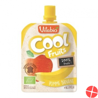 Vitabio Cool Fruits Apfel Banane Bio 12 Beutel 90g