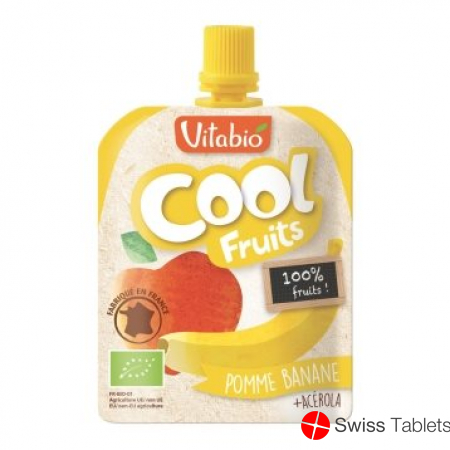 Vitabio Cool Fruits Apfel Banane Bio 12 Beutel 90g buy online