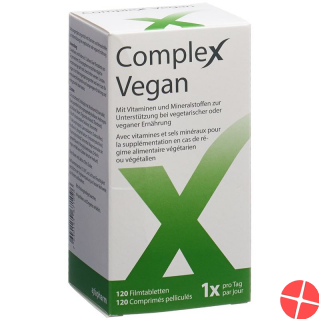 Complex Vegan Filmtablet tin 120 pieces