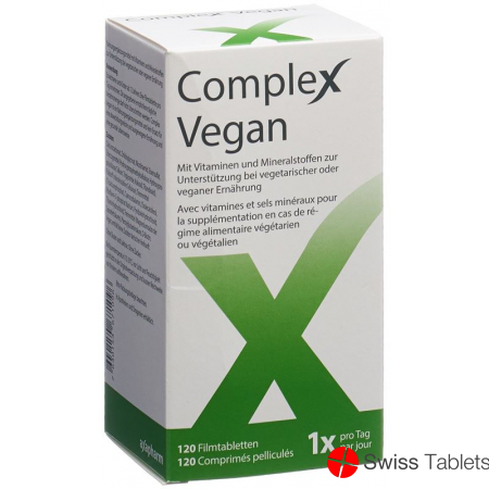 Complex Vegan Filmtablet tin 120 pieces buy online