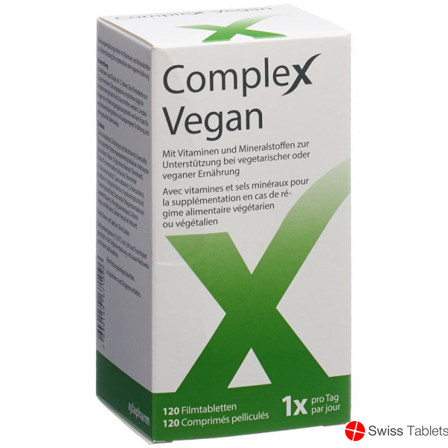 Complex Vegan Filmtablet tin 120 pieces buy online