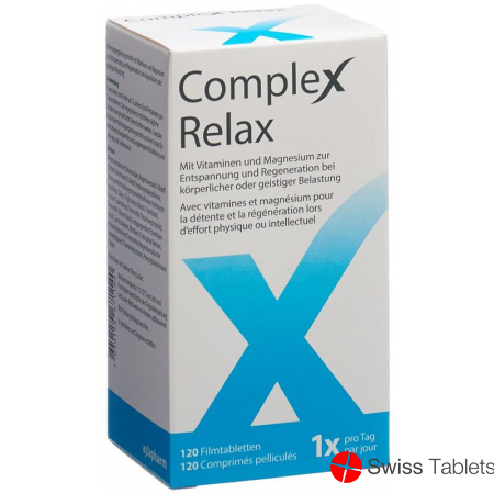 Complex Relax Filmtablet tin 120 pieces buy online