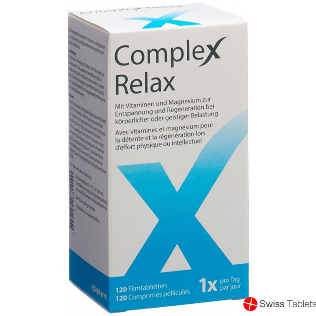 Complex Relax Filmtablet tin 120 pieces buy online
