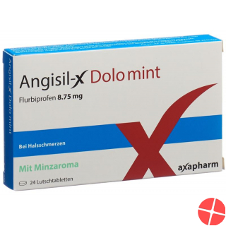 Angisil-x Dolo Lutschtabletten 8.75mg Mint 24 Stück