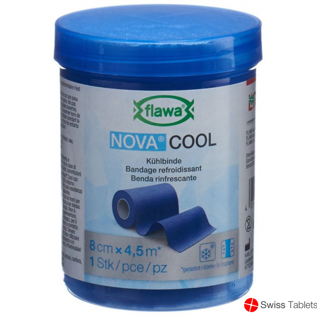 Flawa Nova Cool Kühlbandage 8cmx4.5m buy online