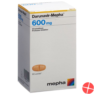 Darunavir Mepha Lactab 600mg Dose 60 Stück