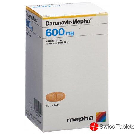 Darunavir Mepha Lactab 600mg Dose 60 Stück buy online
